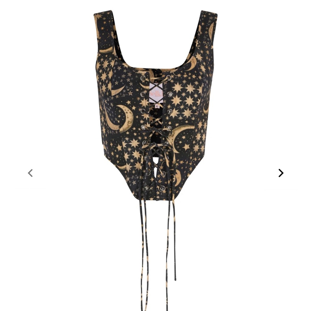 NWOT Selkie The Moon Quilt Duchess Corset
